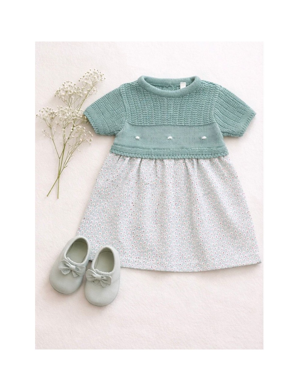 Vestido flor al juego