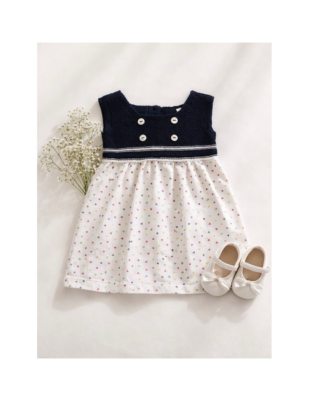 Vestido orilla blue bba