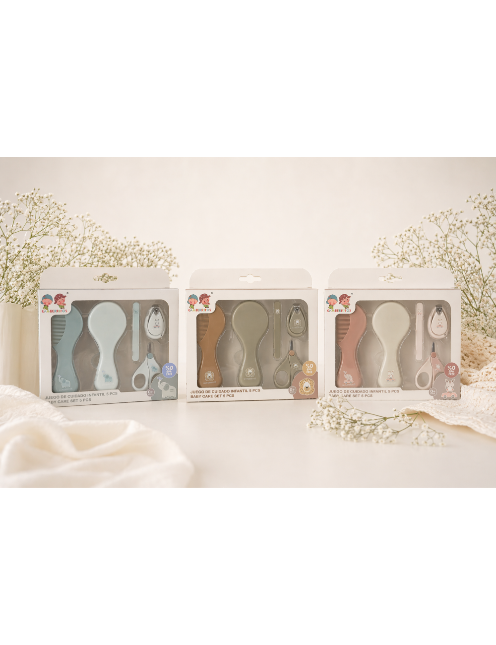 Set de cuidado infantil 5 pcs Gamberritos