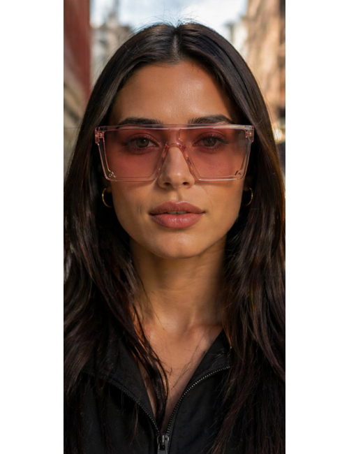 Gafas ibiza clear pink / pink diavlo unisex
