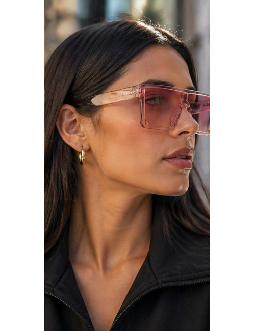 Gafas ibiza clear pink / pink diavlo unisex