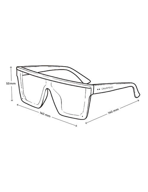 Gafas ibiza black grey diavlo unisex