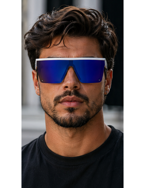 Gafas ibiza white/blue diavlo unisex