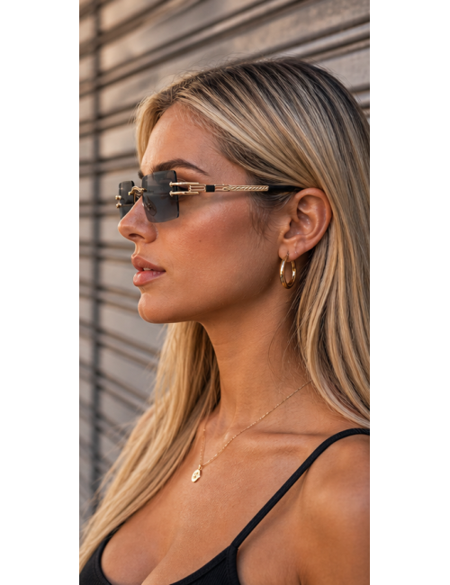 Gafas authentic gold black diavlo unisex